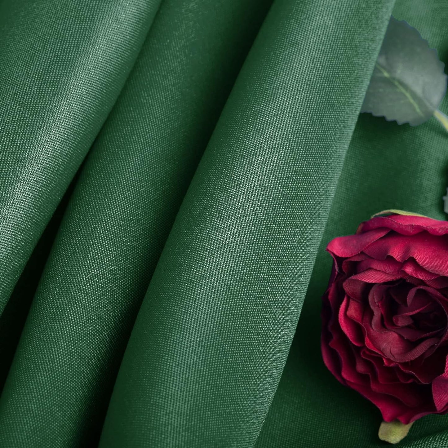 Ascoza 2pack 90x156 Inch Hunter Rectangular Tablecloth 6 Feet Table Cloth in Polyester Fabric for Wedding/Banquet/Restaurant/Parties