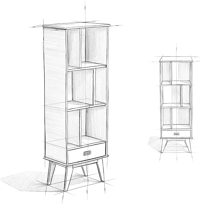 SIMPLIHOME Draper Bookcase - Image 15