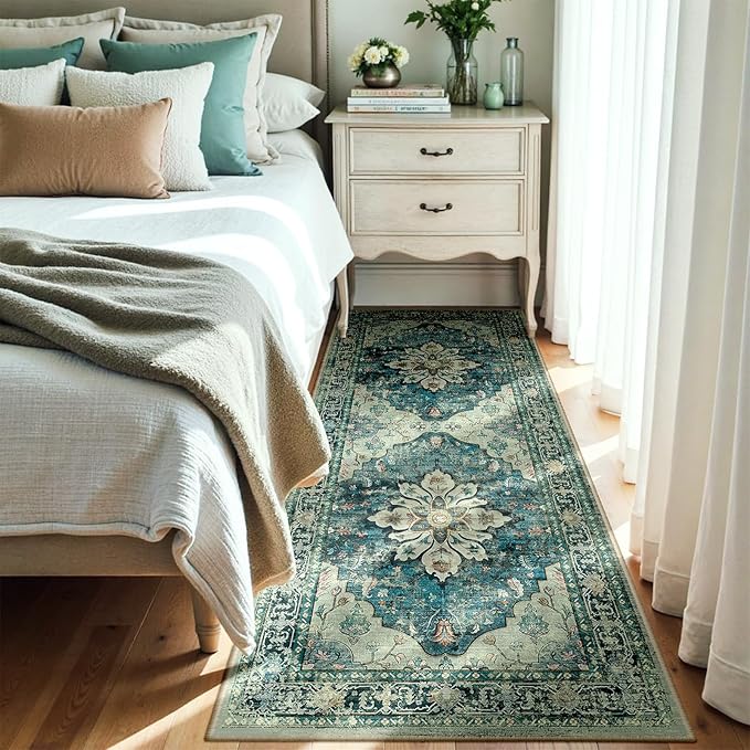 RELEANY Area Rugs 3'x7' Runner Rug Non Slip Washable - Image 2