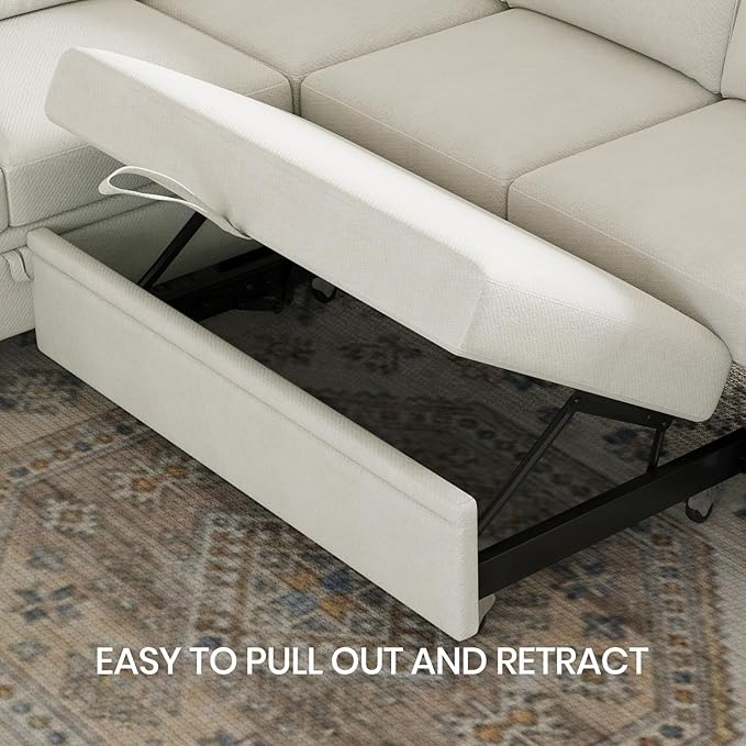Belffin Sectional Sleeper Sofa - Image 5