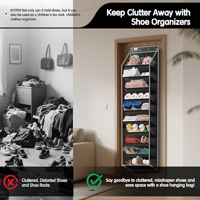 Kotkn 10 Tier Over The Door Organizer - Image 6