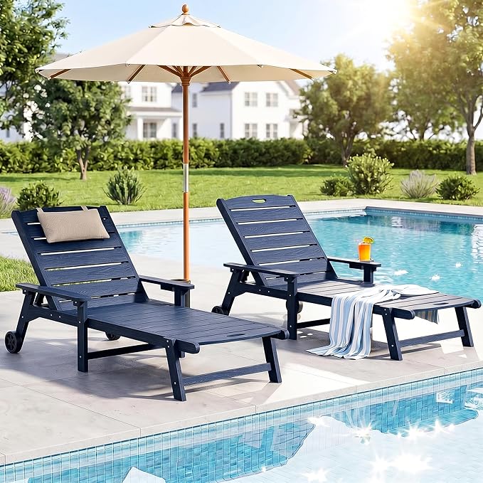 Outdoor Lounge Chair Set of 2 - Image 2