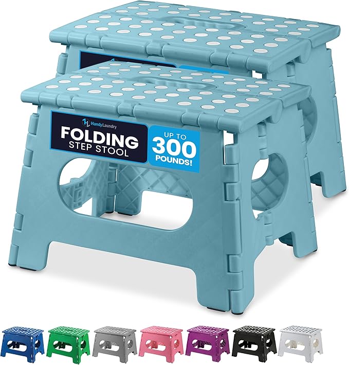 Handy Laundry Folding Lightweight Step Stool by Handy+Laundry