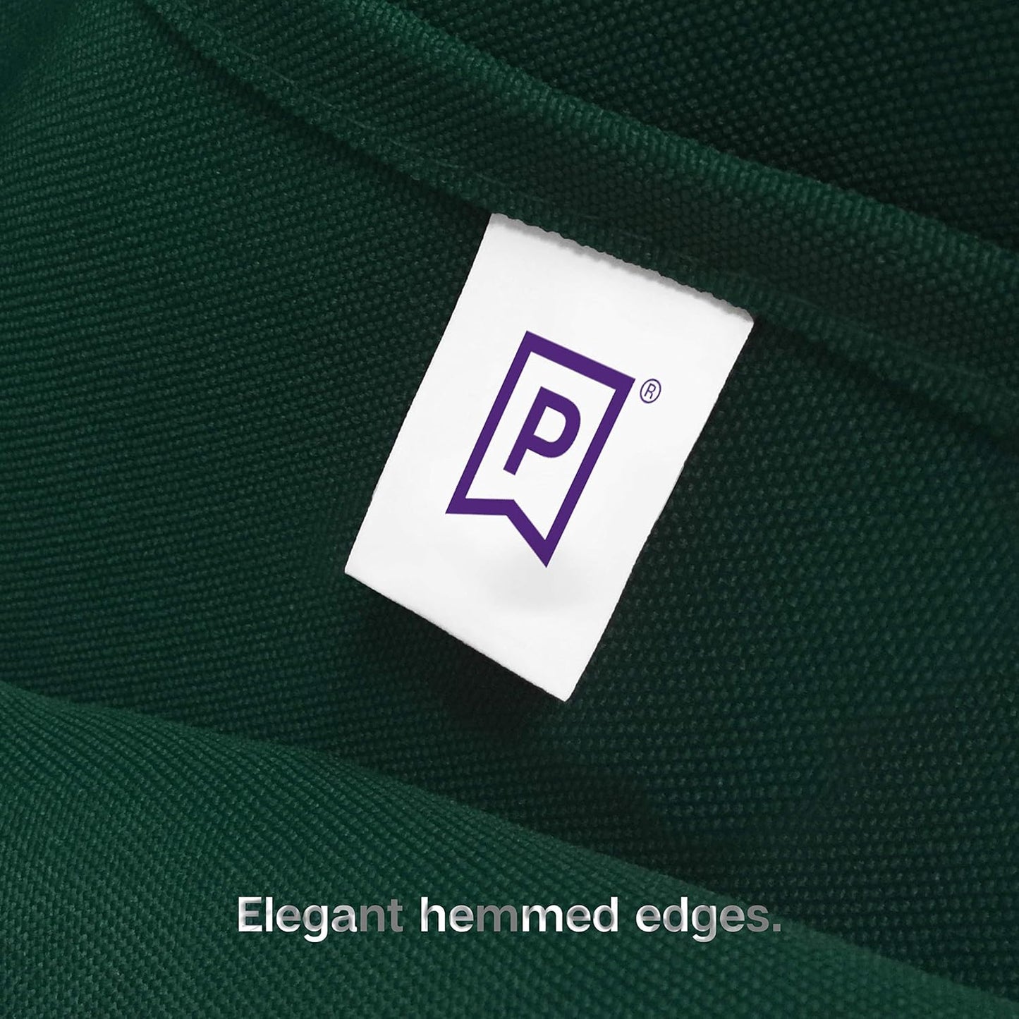 Gee Di Moda Rectangle Tablecloth - 90 x 132 Inch Hunter Green Table Cloth for 6 Foot Table with Floor-Length Drop - Heavy Duty Washable Fabric - 6 Ft Buffet Table, Holiday Party, Wedding & Baby Shower