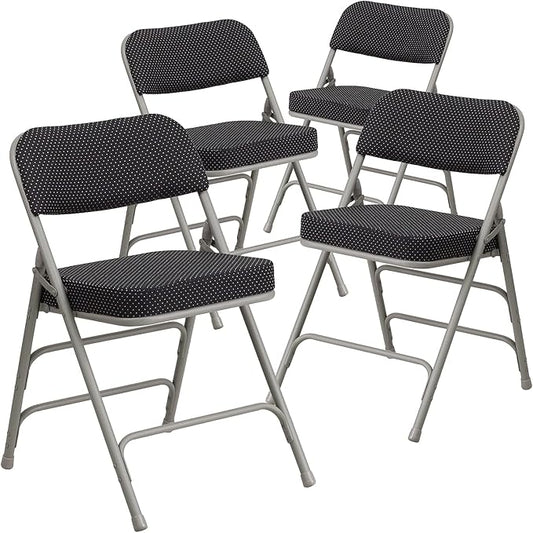 Flash Furniture HERCULES Series Premium Curved Triple Braced & Double Hinged by FlashFurniture