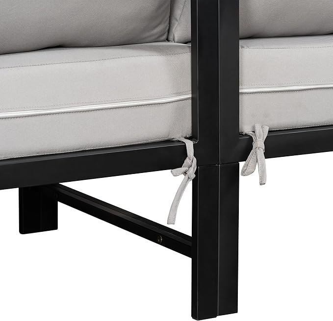 VilroCaz Outdoor L-Shaped Sectional Sofa - Image 8