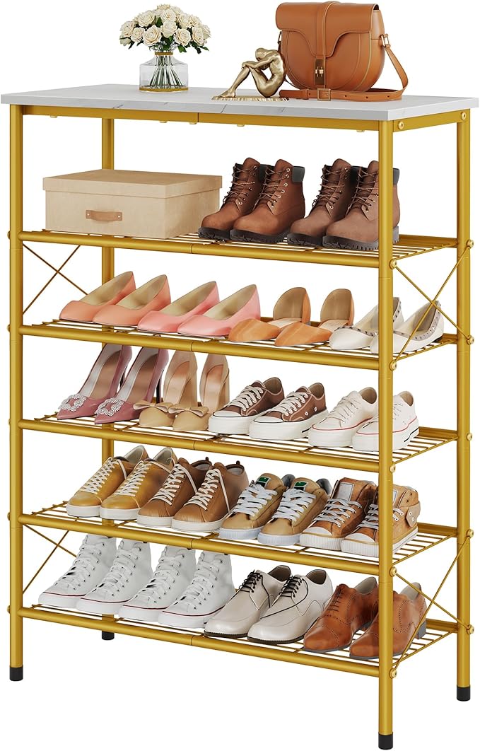 Tajsoon 6 Tier Shoe Rack Organizer by Tajsoon