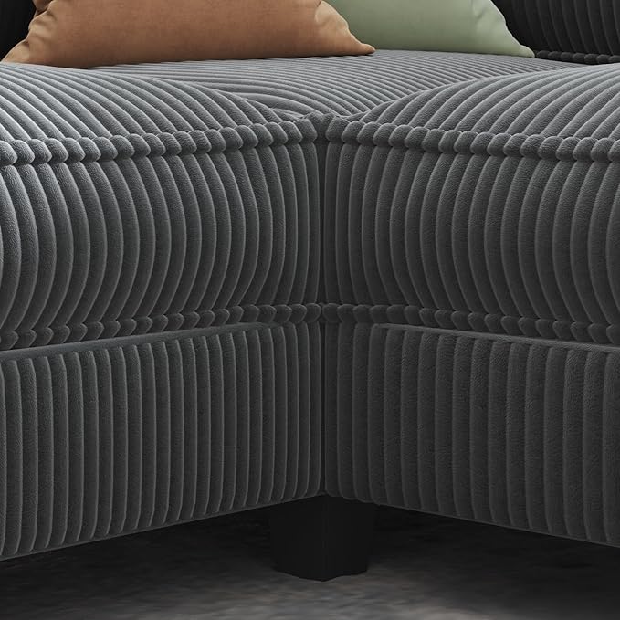Ball & Cast 105.5" L-Shaped Sectional Sofa Bed - Image 9