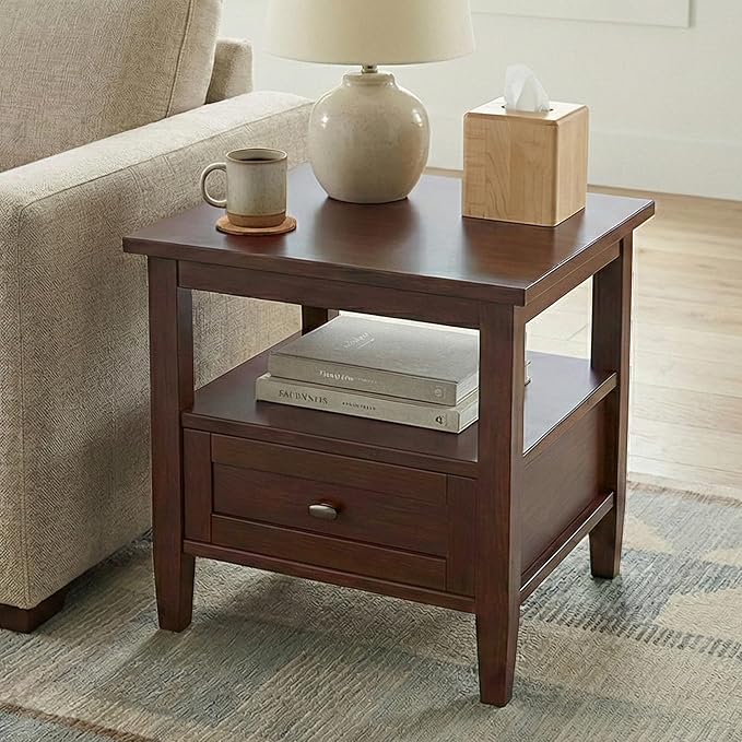 SIMPLIHOME Warm Shaker End Table - Image 2