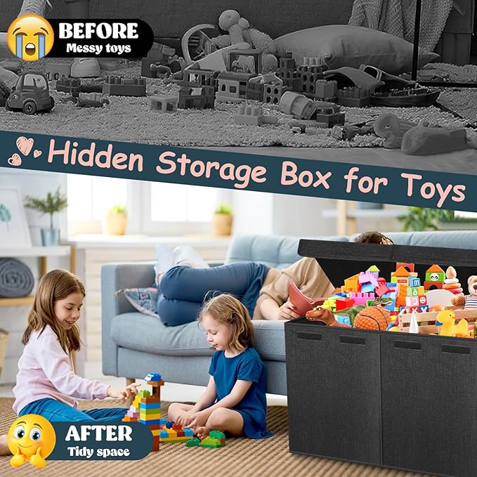Extra Large Toy Box with Lids - Image 7