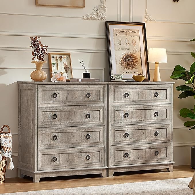 Joaxswe Farmhouse 4 Drawer Dresser - Image 5