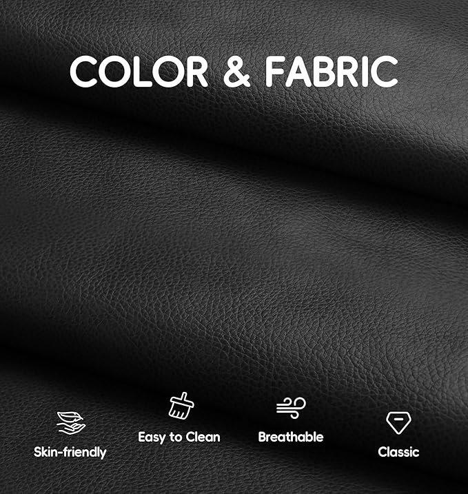 Hobestluk Bean Bag Chair with Memory Foam Ultra Soft Faux Fur Fabric Ergonomic - Image 7