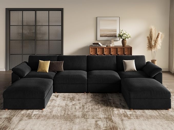EASE MOOSE Large Sectional Modular Sofa, LOversized U Shape Sectional Couch - Image 5
