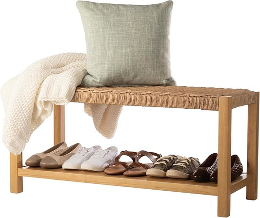 Alaterre Furniture Newport 40 Inch Solid Wood Entryway Bench by AlaterreFurniture