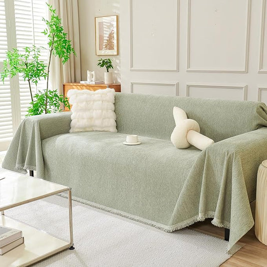 DREAMINGO Sofa Covers Washable Thick Chenille Couch Cover by DREAMINGO