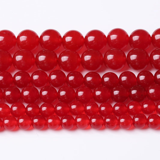 Carnelian Stone Beads for Jewelry Making DIY Bracelet Necklace Jewelry Making 1 Strand 15.5inch 45PCS 8MM