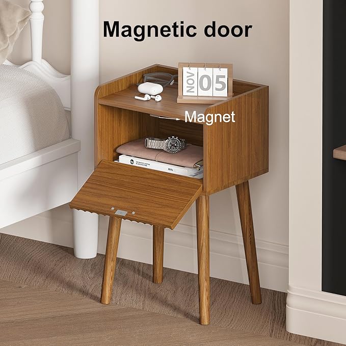 LAATOOREE Small Nightstands Set of 2, Side End Table, Bedside Table - Image 5