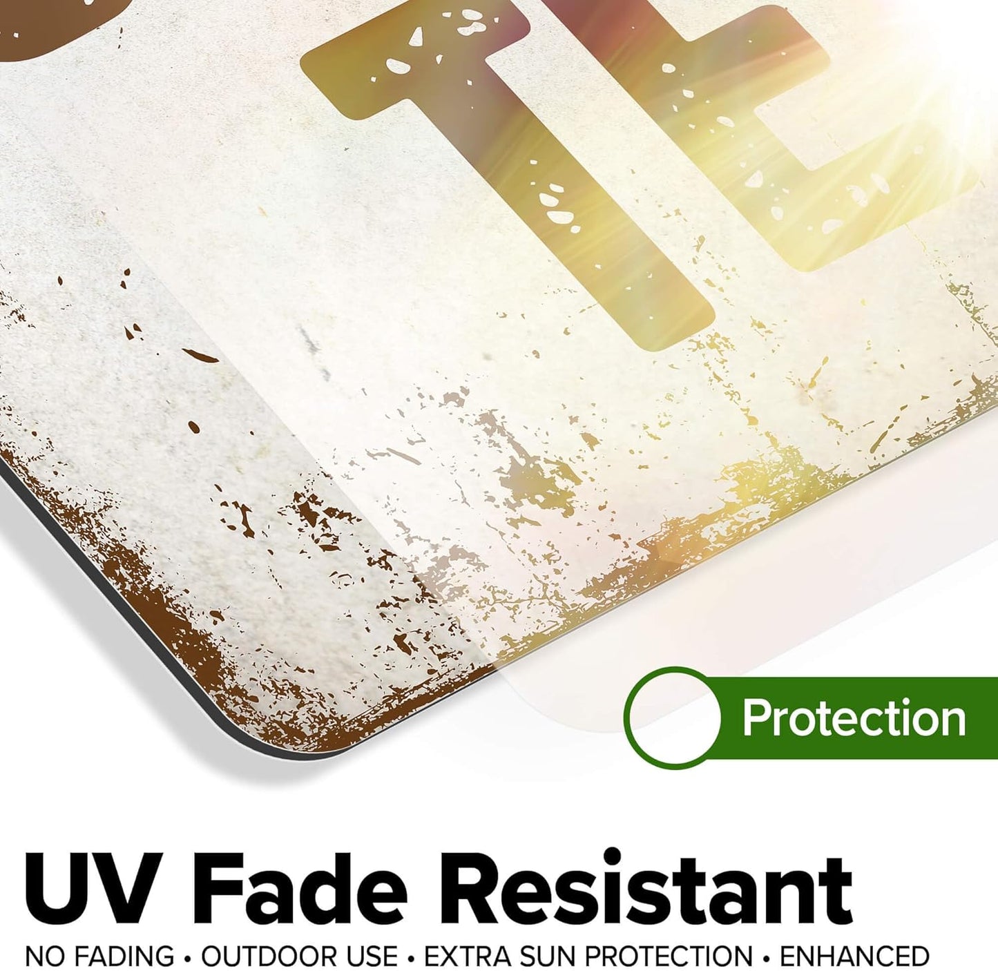 Custom Sign, Custom Street Sign, 11 Font Colors, 13 Font Styles, 4 Hole Options, 22 Sizes, 12x18 Inches, Rust Free DiBound, Fade Resistant, Made in USA by My Sign Center (Rustic)