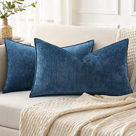 decorUhome Summer Couch Throw Pillow Covers 12x20 Set of 2, Decorative Soft by decorUhome