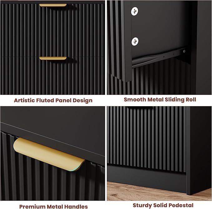 Garvee 3 Drawer Dresser for Bedroom - Image 4