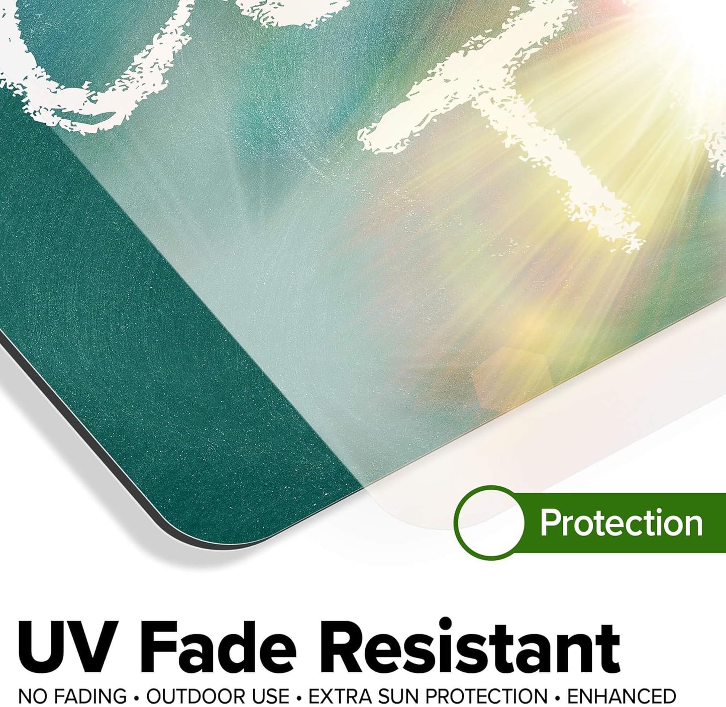 Custom Sign, Custom Street Sign, 11 Font Colors, 13 Font Styles, 4 Hole Options, 22 Sizes, 9x18 Inches, Rust Free DiBound, Fade Resistant, Made in USA by My Sign Center (Chalkboard Green)