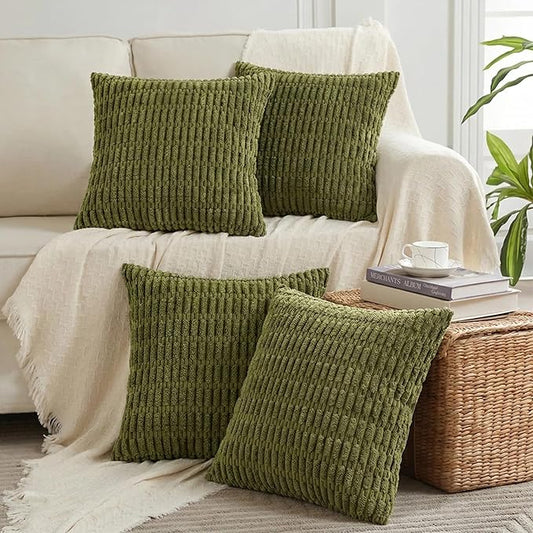 Fancy Homi 4 Packs Decorative Throw Pillow Covers by Fancy+Homi
