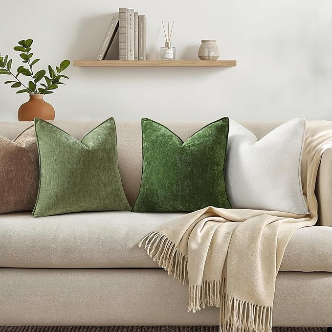 decorUhome Summer Couch Throw Pillow Covers 18x18 Set of 2, Decorative Soft - Image 4