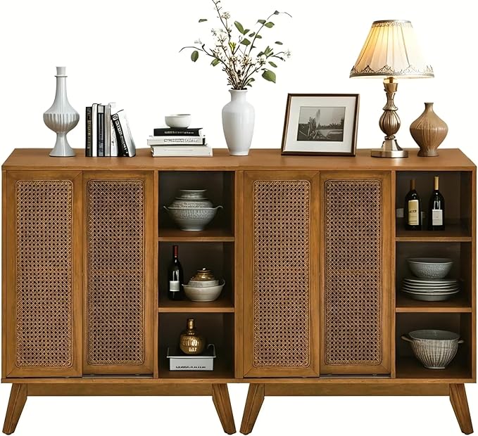 LKTART Mid Century Modern Storage Cabinet - Image 9