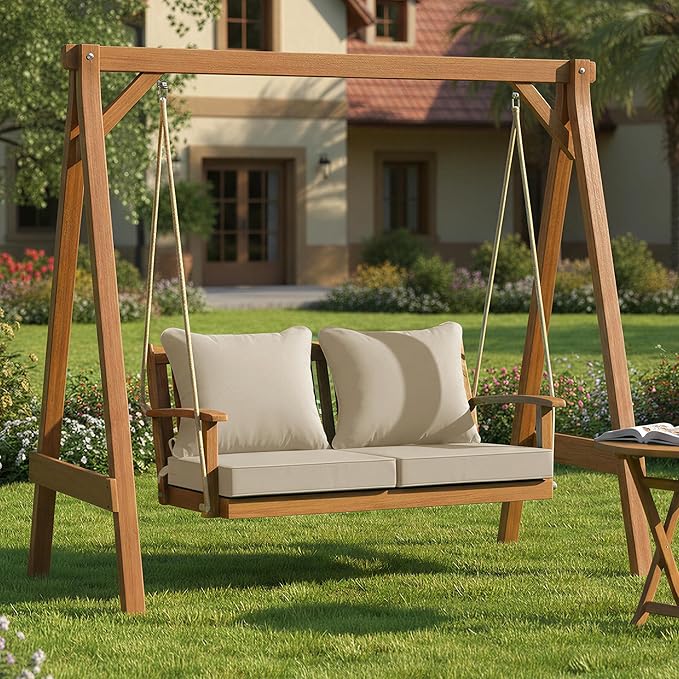 Summsun Patio Chair Cushions 22 x 22 Inch, Water Resistant Backrest Pillow and - Image 8