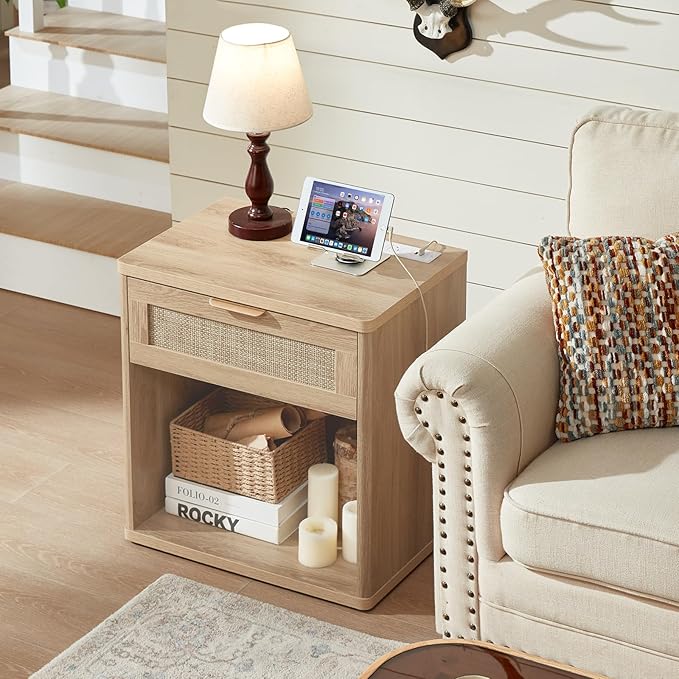LEYAOYAO Rattan Nightstand - Image 7