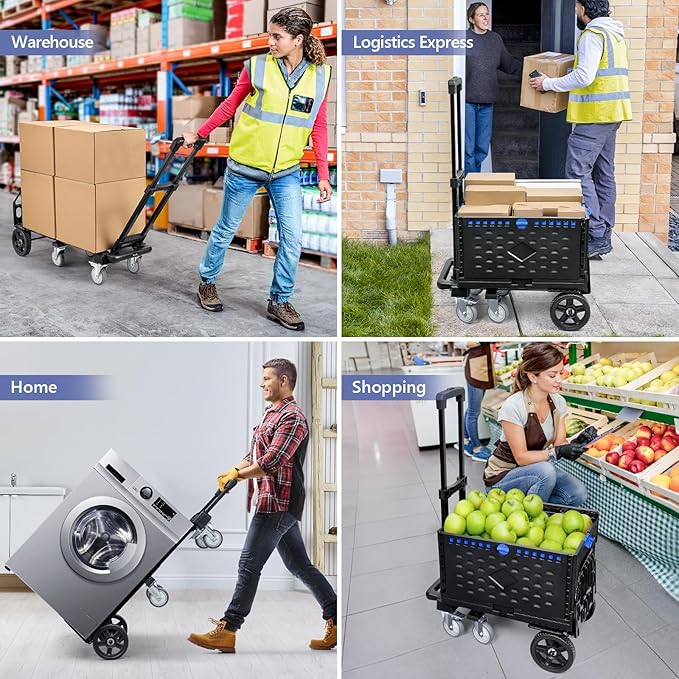 KEDSUM 4-in-1 Convertible Dolly Cart - Image 7