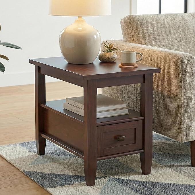 SIMPLIHOME Warm Shaker End Table - Image 2