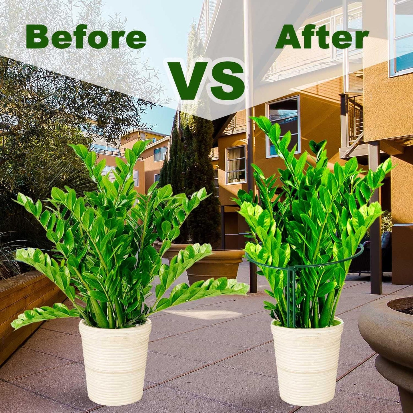 HiGift 10 Pack Peony Cages and Supports, 10" (W) x 16"(H) Plant Support, Heavy Duty Metal Plant Support Stake for Indoor Plants Half Round Garden Stakes Plant Support Ring for Hydrangea,Flower Outdoor