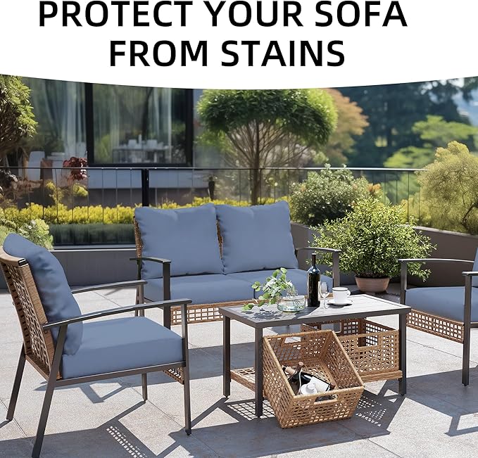 Outdoor Cushion Covers Set, Replacement - Image 4