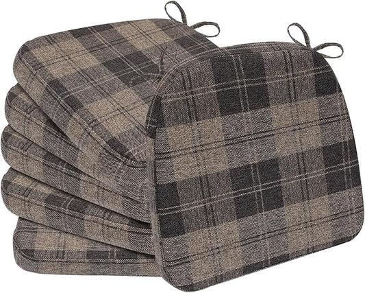 AAAAAcessories D-Shaped Chair Cushions, Machine-Washable Cover by AAAAAcessories