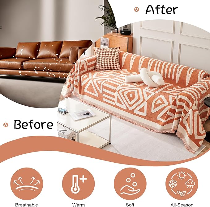 VClife Small Couch Cover for Dog, Washable Sofa Cover for Pet Washable Soft - Image 5