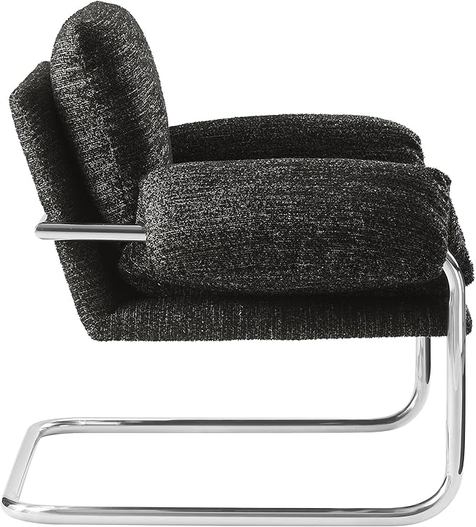 Modway Ansel Boucle Accent Chair in Charcoal - Image 6