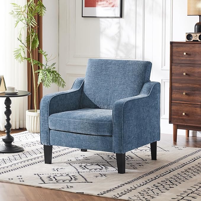 VINGLI Mid Century Modern Accent Chair, Waiting Room - Image 2