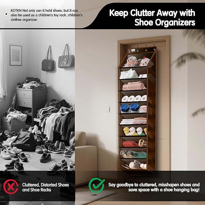 Kotkn 10 Tier Over The Door Organizer - Image 6