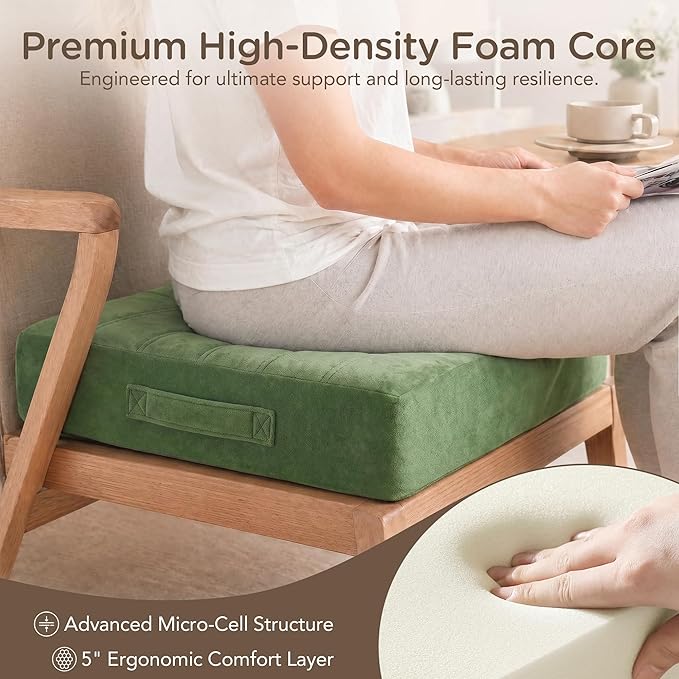 Codi Thick Replacement Couch Cushions 2 Sets, Upholstery Foam - Image 2