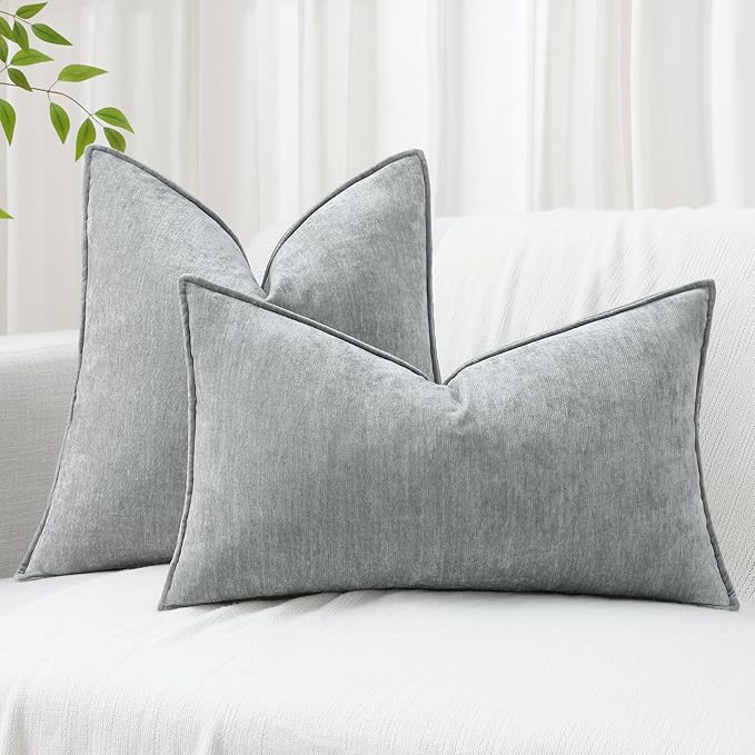 decorUhome Summer Couch Euro Sham Throw Pillow Covers 26x26 Set of 2, - Image 7