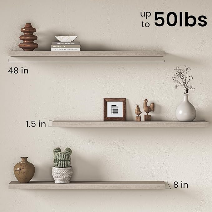 Fun Memories 48Inch Floating Shelves - Image 3