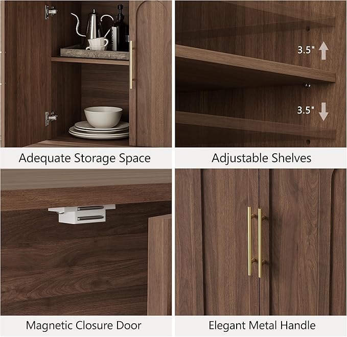 FORTUNETEC Sideboard Buffet Cabinet - Image 4