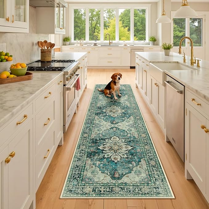 RELEANY Area Rugs 2'x8' Runner Rug Non Slip Washable by RELEANY