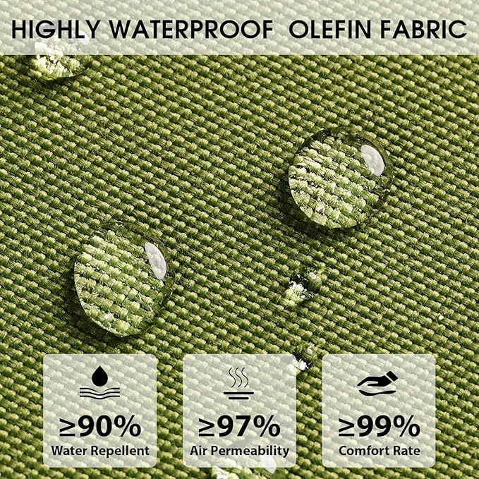 Rocking Chair Cushions with Pillow, Waterproof and Fade-Resistant Thicken - Image 3