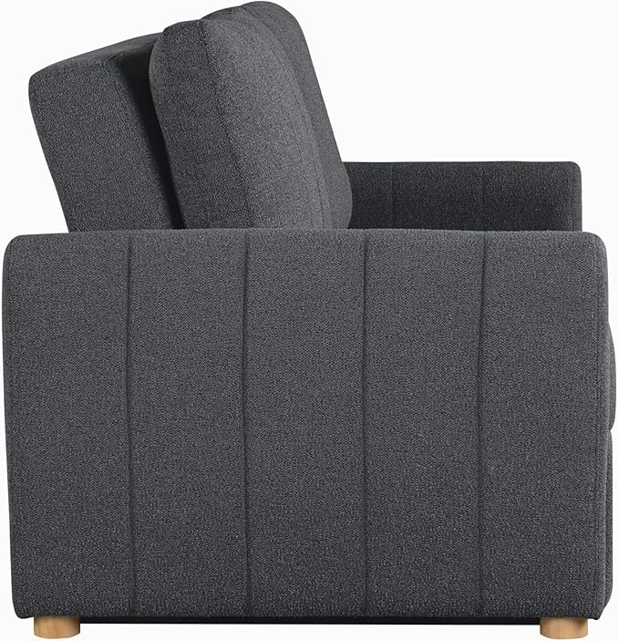 Serta Galway 66.5" Convertible Sleeper Loveseat, Full Size, Dreamcoil Comfort - Image 4