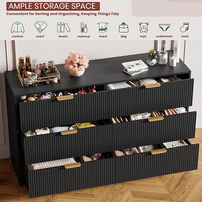Garvee 6 Drawers Dresser for Bedroom - Image 7