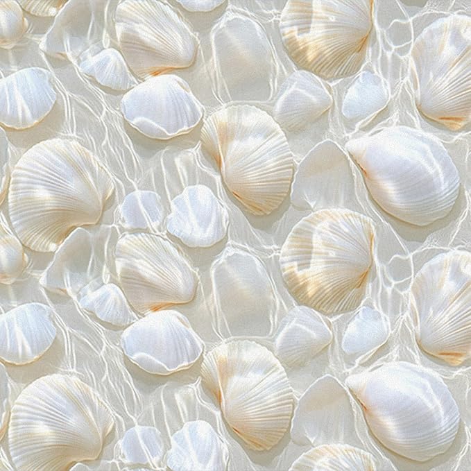 HOMETITUTE Pearl Pattern Wallpaper Peel and Stick Self Adhesive Vinyl Wall - Image 2