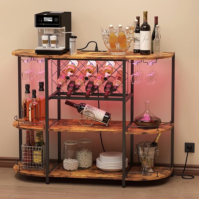 ZOPEND 3-Tier Wine Bar Cart - Image 5