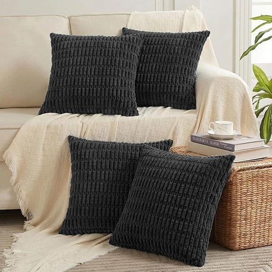 Fancy Homi 4 Packs Decorative Throw Pillow Covers by Fancy+Homi